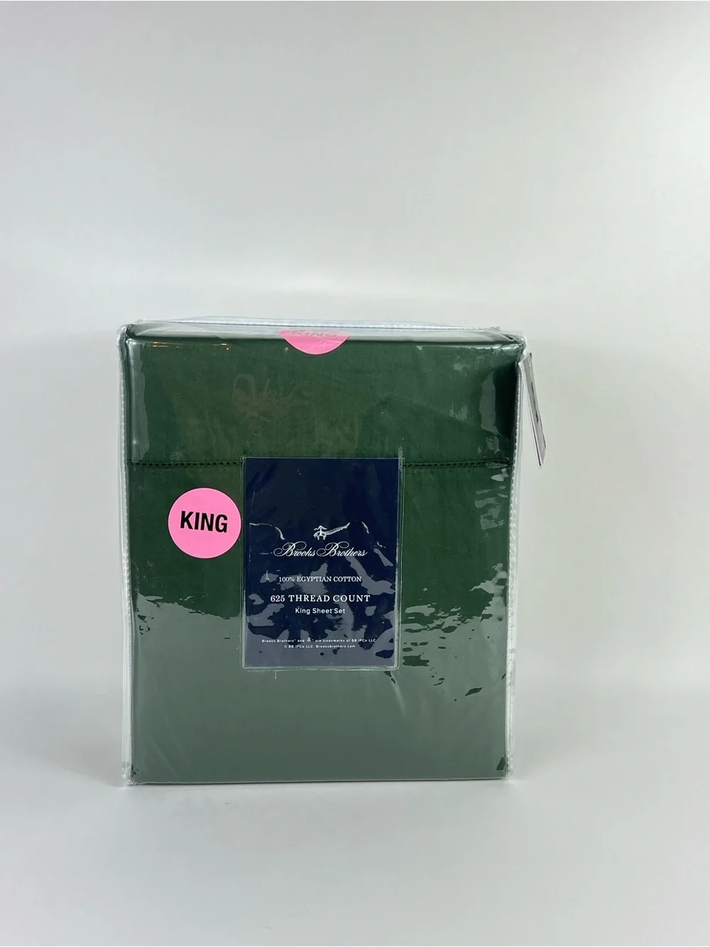 Brooks Brothers King Sheet Set in Forest Green